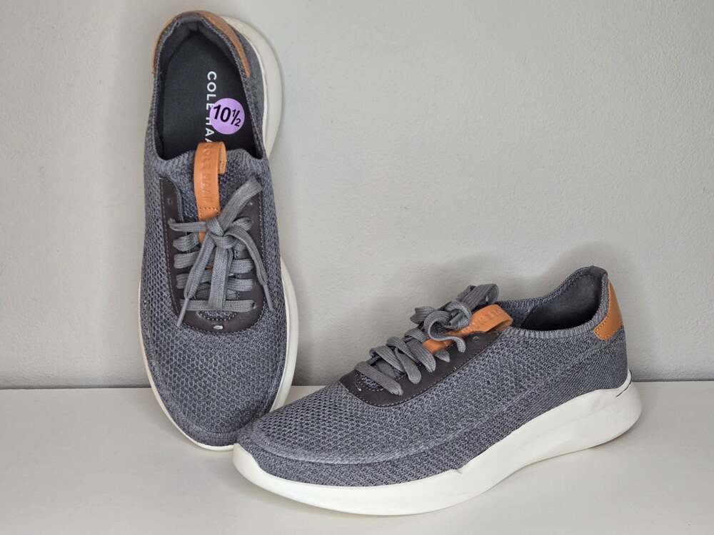 Cole Haan Men's Grand Crosscourt Stitchlite Runox Sneakers Gray Size 10.5